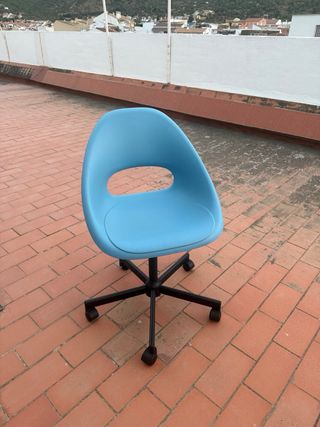 Silla de escritorio infantil azul