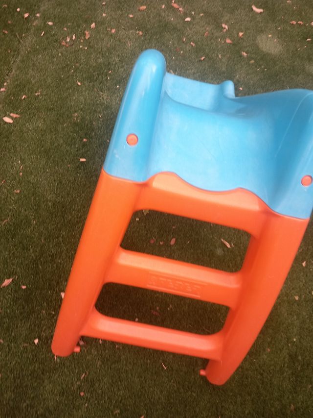 Tobogán Infantil Feber Azul y Naranja