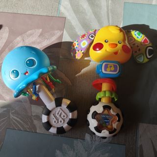 Lote Sonajeros Interactivos Vitech para Bebé
