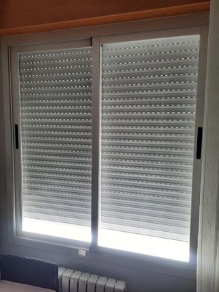 6 Ventanas y 2 Puertas Aluminio Blanco