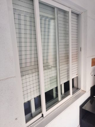 6 Ventanas y 2 Puertas Aluminio Blanco