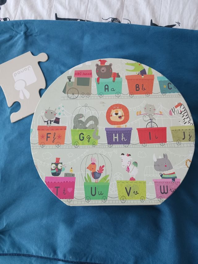 Puzzle Janod Tren Abecedario 27 Piezas