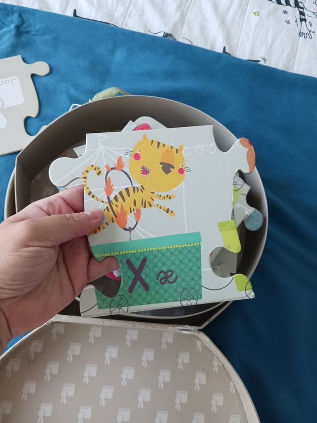 Puzzle Janod Tren Abecedario 27 Piezas