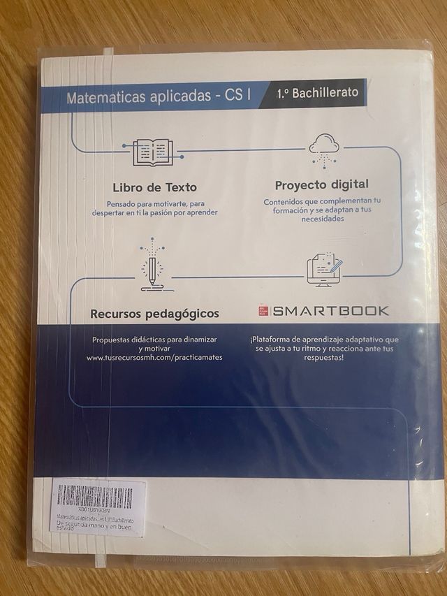Libro matemáticas aplicadas a ciencias sociales 1º