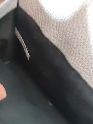 Borsetta argento con catena dorata