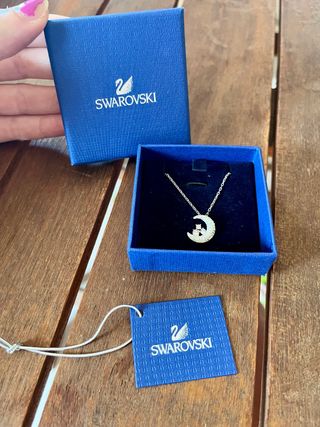 Collana Swarovski Argento Luna 