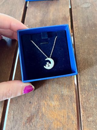 Collana Swarovski Argento Luna 
