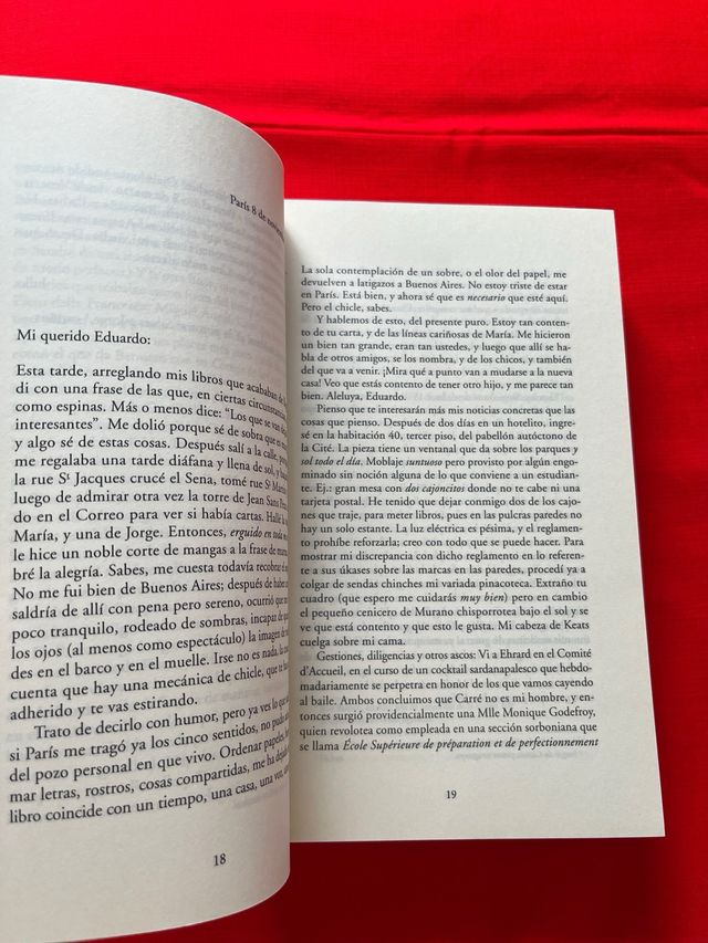 Libro Julio Cortázar - Carta a los Jonquières