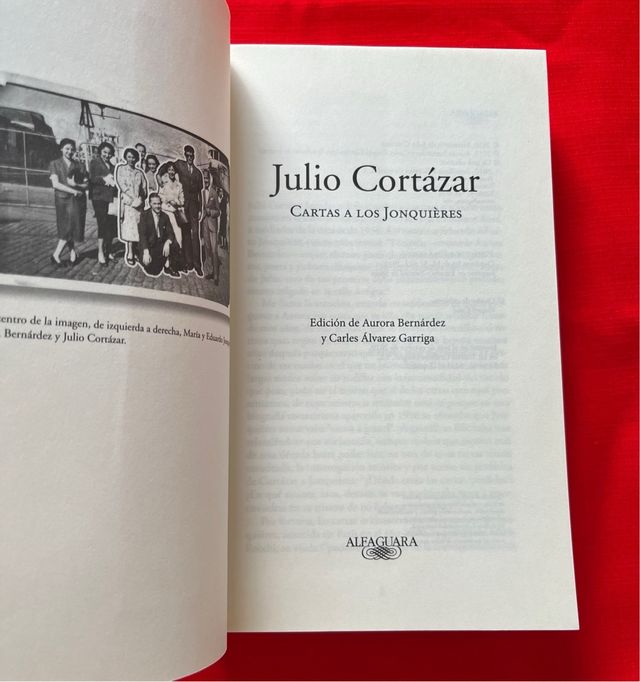 Libro Julio Cortázar - Carta a los Jonquières