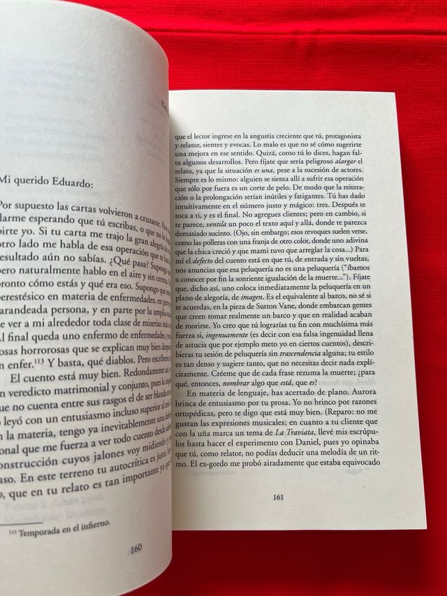 Libro Julio Cortázar - Carta a los Jonquières