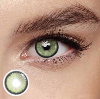 Lentillas de color verde