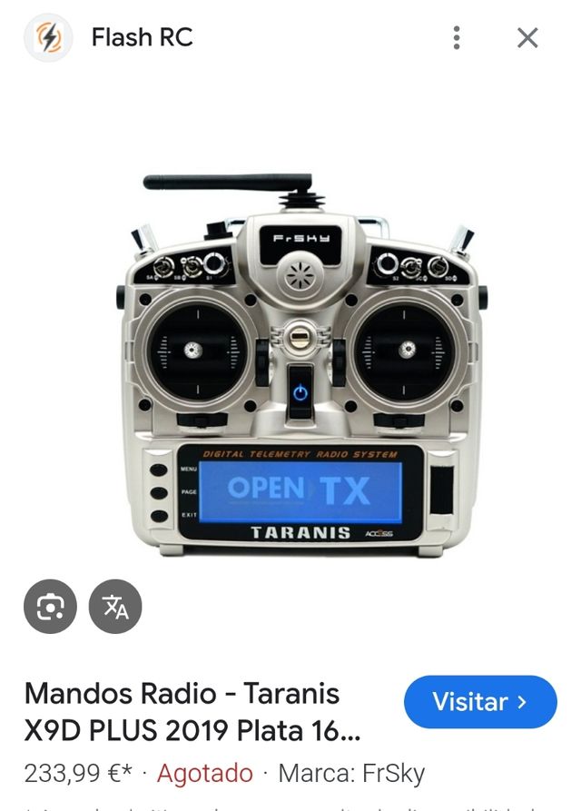 Emisora FrSky Taranis Lite Azul