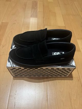 Mocasines Vans Negros Talla 42 Nuevos