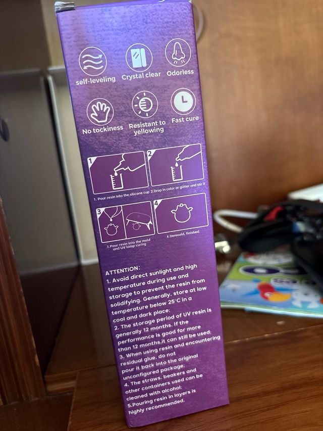 Resina UV Vida Rosa 4ta Generación 500g