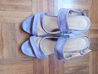 Sandalias malva evento talla 40