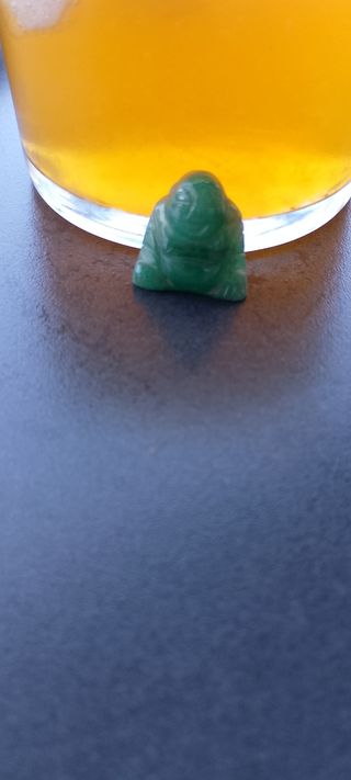 Pequeña figura Buda verde