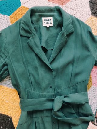 Vestido Bimba y Lola Verde Talla XS