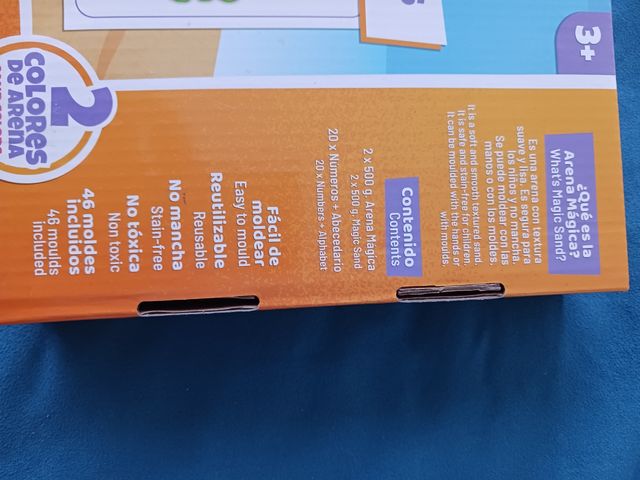 Juego Arena Mágica 1kg con Moldes