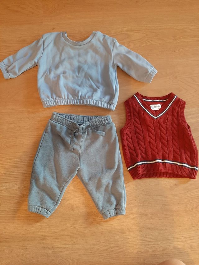 Conjunto 2 sudaderas bebé dinosaurios y brooklyn