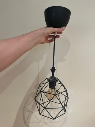 Lámpara Colgante Metálica Negra IKEA