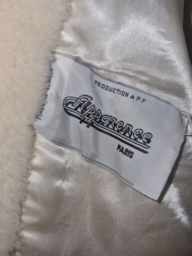 Cappottino panna donna sintetico