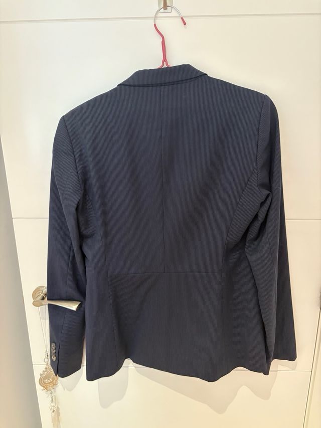 Chaqueta traje Massimo Dutti azul