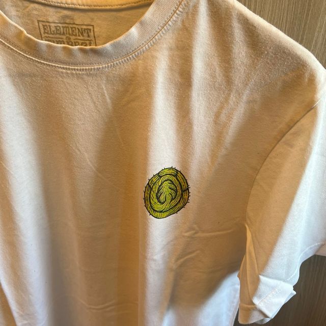 Maglietta Element bianca con logo