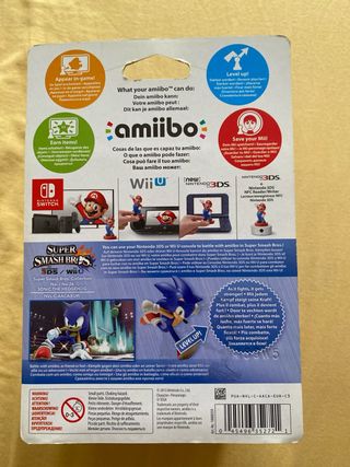 Amiibo Sonic The Hedgehog Super Smash Bros.