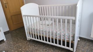 Cuna de Madera + Colchón