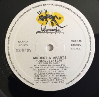 3 Vinilos Miguel Bosé,Cómplices,Modestia Aparte