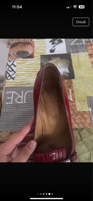 Tod's Décolleté Rosse Vintage