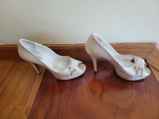 Zapatos de Novia Talla 37 Nácar
