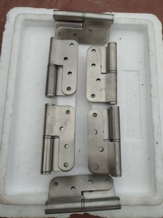 Bisagras para puertas de acero inoxidable