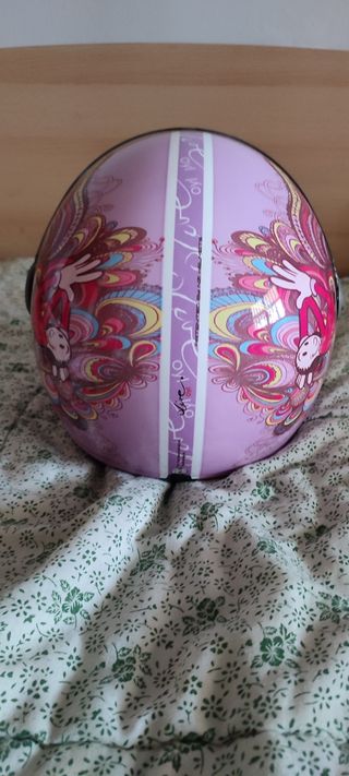 Casco de moto para mujer