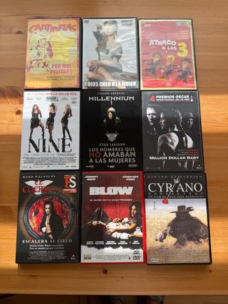 9 Películas DVD