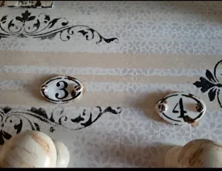 Perchero vintage de pared madera