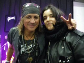 Guitarra firmada por Ryan Roxie (Alice Cooper)