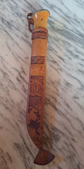 Abrecartas Finlandés Sami Vintage Firmado.