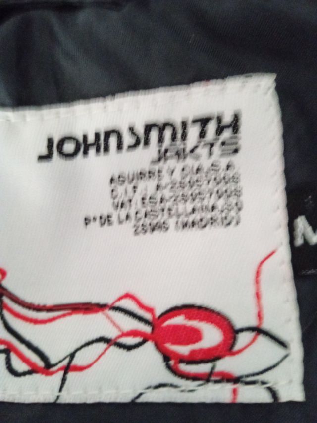 Cazadora chico gris y azul