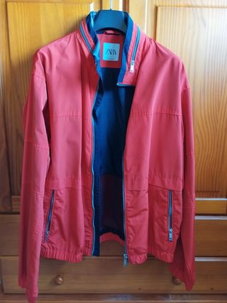Chaqueta Zara Caballero Roja