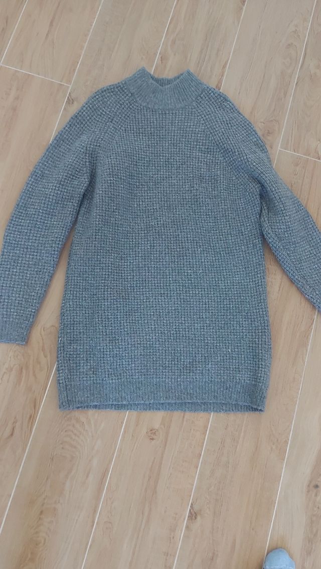 Vestido Mango Gris Talla L