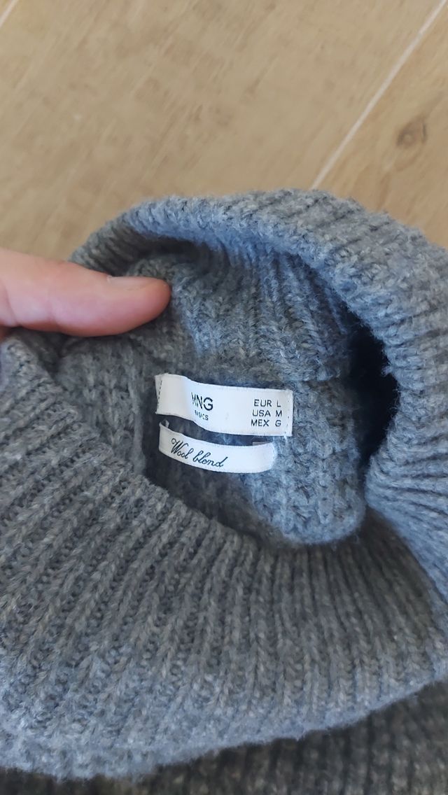 Vestido Mango Gris Talla L