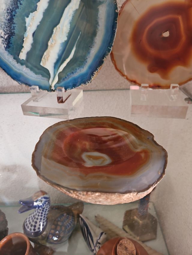 Ágatas y Cenicero Decorativo