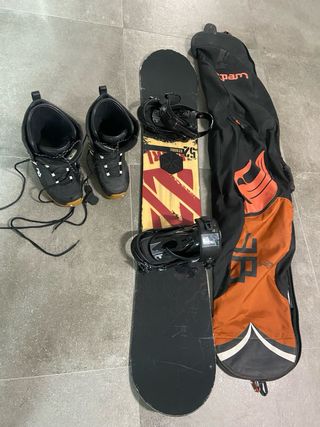 Tabla Snow 152 con Funda, Botas número 43 