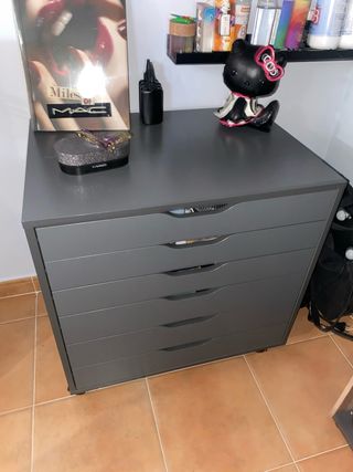 Cajonera grande IKEA gris