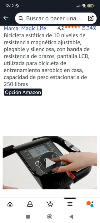 Bicicleta Estática 10 Niveles