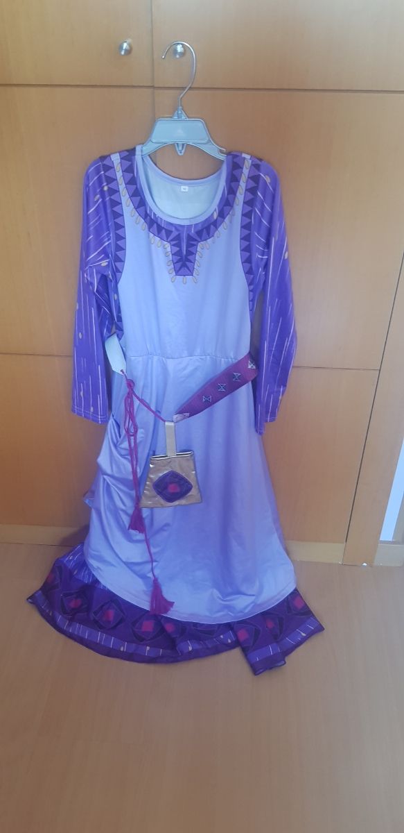 Disfraz niña morado 9-10 años