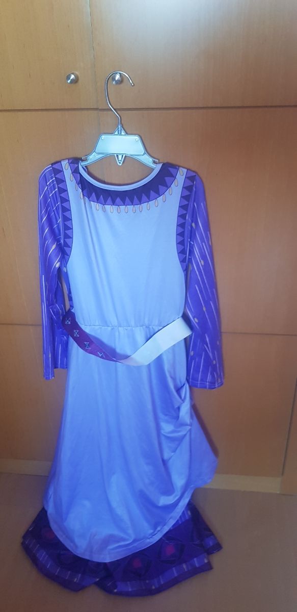 Disfraz niña morado 9-10 años