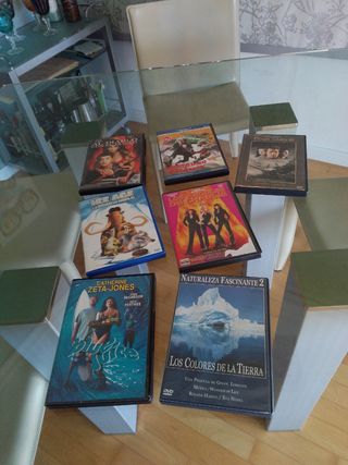 Lote 6 Películas DVD Acción y Documental