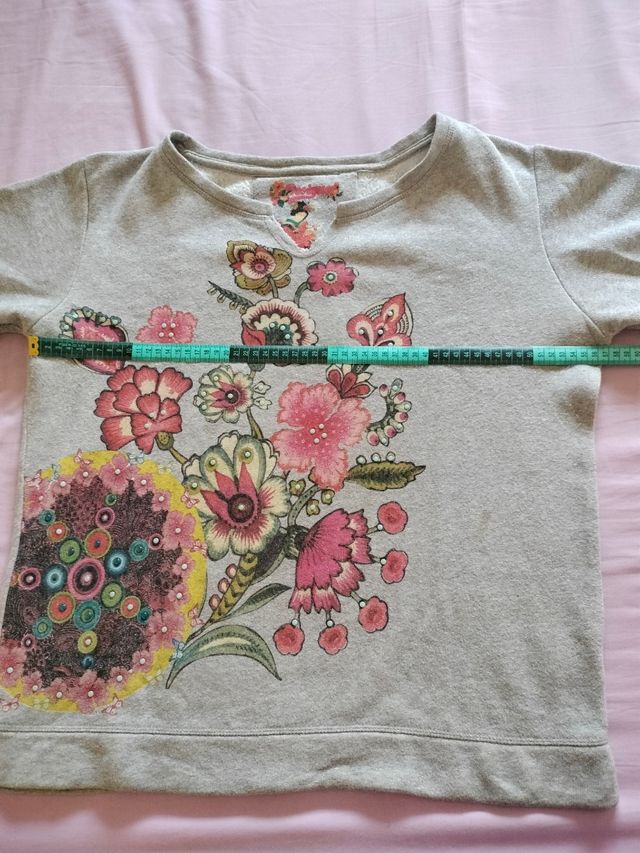 Sudadera Desigual Mujer Flores